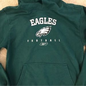 Eagles football NFL hoodie sweatshirt. Girls large (14/16).